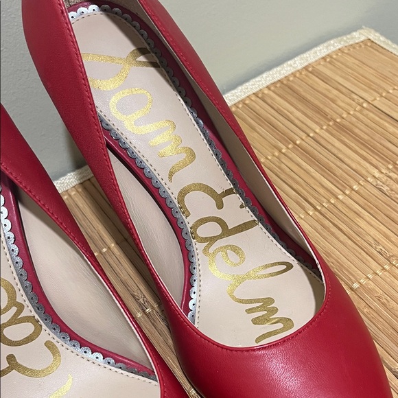 Sam Edelman Bold Red Heels size 6.5 - Picture 2 of 15